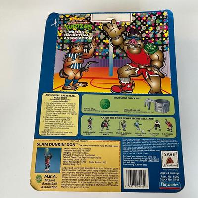 1991 Teenage Mutant Ninja Turtles Slam Dunkin" Don
