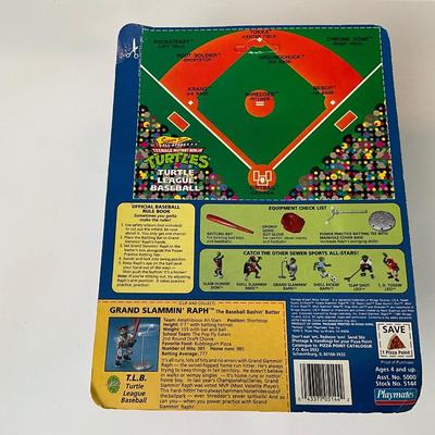 1991 Teenage Mutant Ninja Turtles Grand Slammin’ Raph Baseball