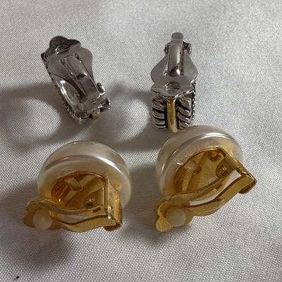 Sterling Clip Earrings & More (K-HS)