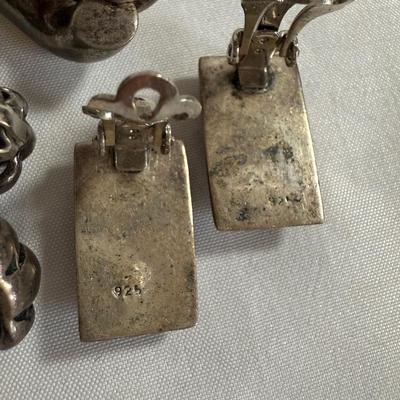 Sterling Clip Earrings & More (K-HS)