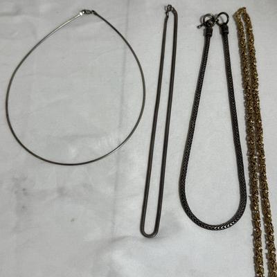 Sterling Necklace Chains, Chokers, & More (K-HS)