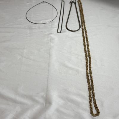 Sterling Necklace Chains, Chokers, & More (K-HS)