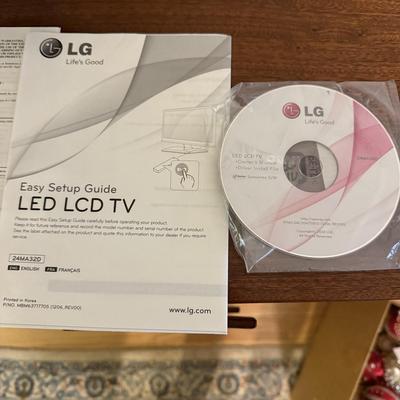 32” LG TV with Remote and Surge Protector (GB-BM)