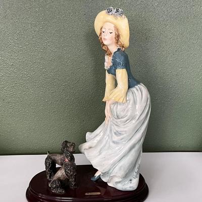 A.Sautiui Lady Porcelain Figurine