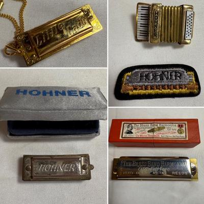 Hohner ‘Little Lady’ Pendants with Weiss Harmonica, & More (K-HS)