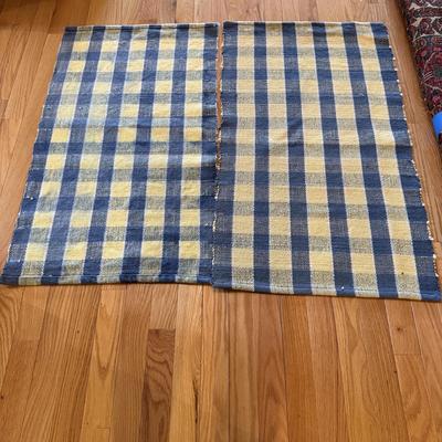 Yellow and Blue Floral Pillows and More (UB-BM)