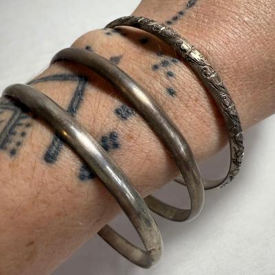 Sterling Cuffs, Bangles, & More (K-HS)