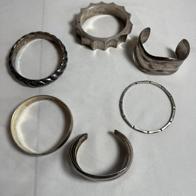 Sterling Cuffs, Bangles, & More (K-HS)