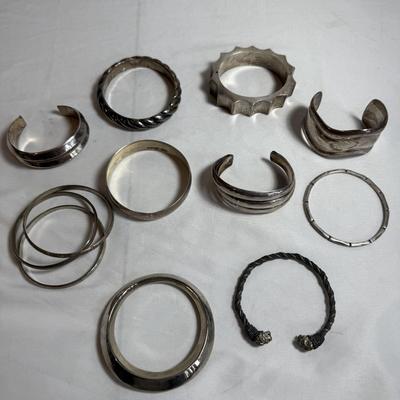 Sterling Cuffs, Bangles, & More (K-HS)