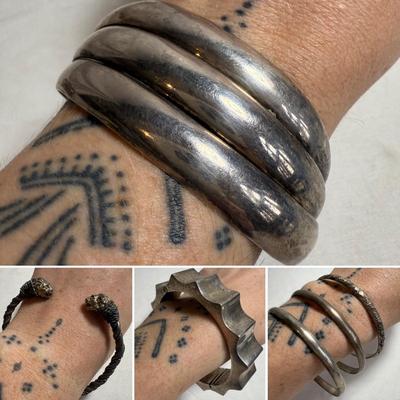 Sterling Cuffs, Bangles, & More (K-HS)