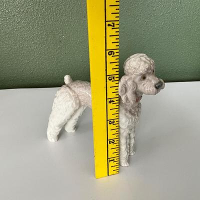 Lladro Poodle, hand made in Spain