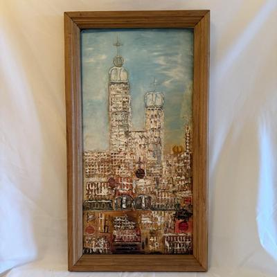 Set of Cityscape Multimedia Paintings (GB-BM