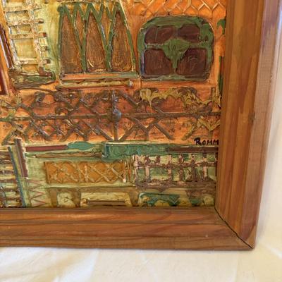 Set of Cityscape Multimedia Paintings (GB-BM