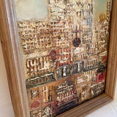 Set of Cityscape Multimedia Paintings (GB-BM