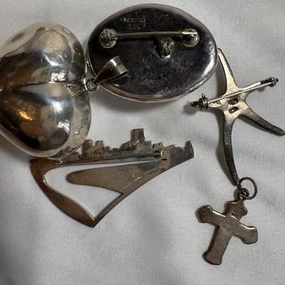 Fashion Pins & Pendants, incl. Schwarzchild Sterling (K-HS)