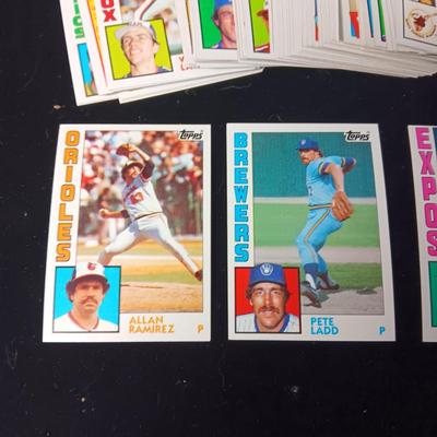 1984 TOPPS BASEBALL TRADING CARDS