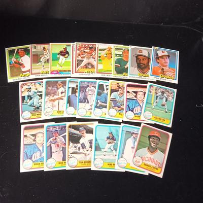 1981 DONRUSS AND FLEER BASEBALL TRADING CARDS