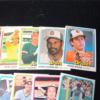 1981 DONRUSS AND FLEER BASEBALL TRADING CARDS