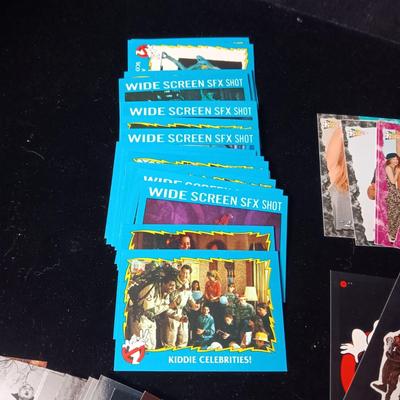 VARIETY OF TRADING CARDS - THE COLLEGE, THE MUNSTERS & GHOSTBUSTERS II