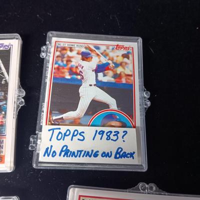 VARIOUS CONTAINERS OF BASEBALL TRADING CARDS