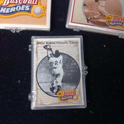 VARIOUS CONTAINERS OF BASEBALL TRADING CARDS