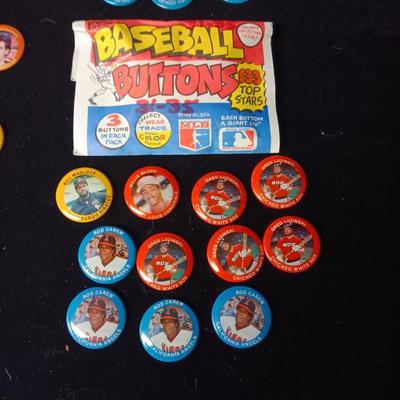 BASEBALL BUTTONS