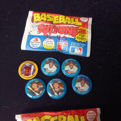 BASEBALL BUTTONS