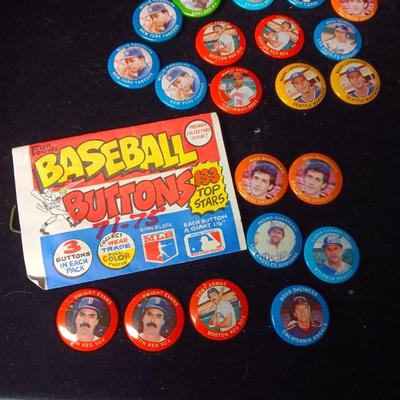 BASEBALL BUTTONS