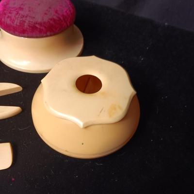 ANTIQUE CELLULOID VANITY SET