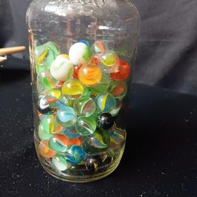 JAR OF MARBLES