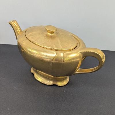 Hand Painted 22 K Gold Tea Set