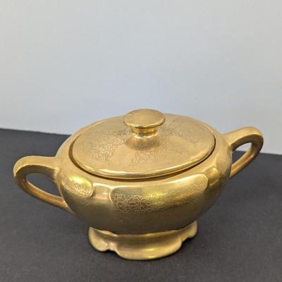 Hand Painted 22 K Gold Tea Set