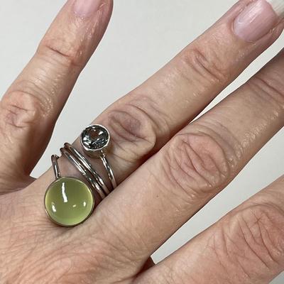 Sale Photo Thumbnail #378: With prasiolite, size 8.5