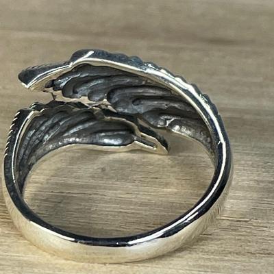 Sterling Silver Wings Ring