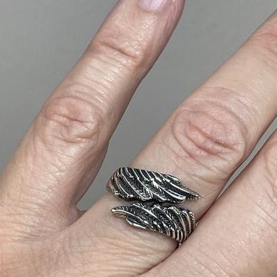 Sterling Silver Wings Ring