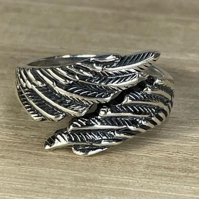 Sterling Silver Wings Ring