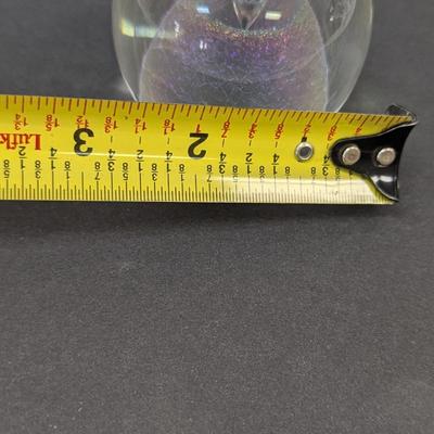 1990 Signed Glass Paperweight