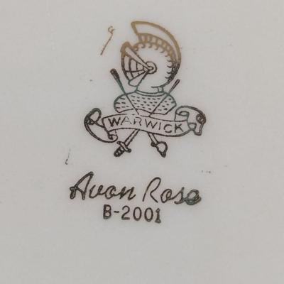 60+ Pieces Of Avon Rose Warwick Dishes