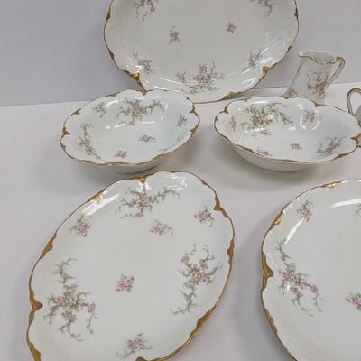 Avon Rose Warwick Serving Dishes