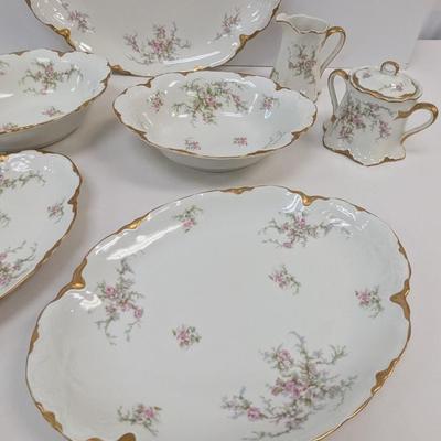 Avon Rose Warwick Serving Dishes