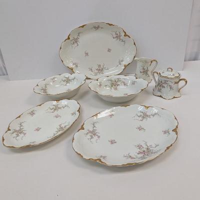 Avon Rose Warwick Serving Dishes