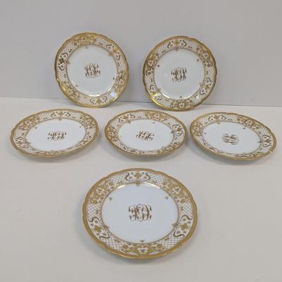 Set Of 6 Lamb Dresden Plates 7 3/4"