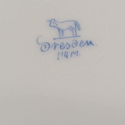 Set Of 6 Lamb Dresden Plates 7 3/4"