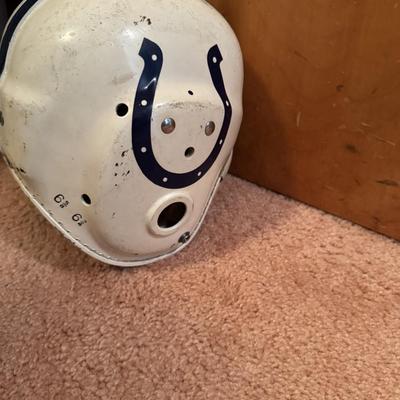 Vintage Indianapolis Colts football helmet