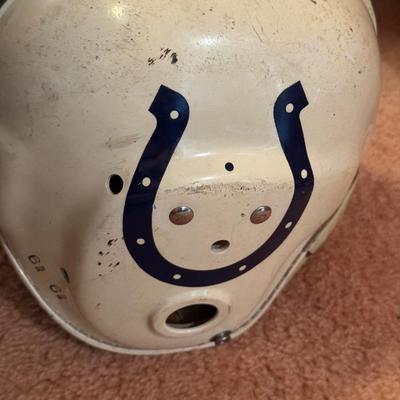 Vintage Indianapolis Colts football helmet