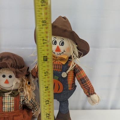 Harvest Standing Scarecrow Boy & Girl Scarecrow
