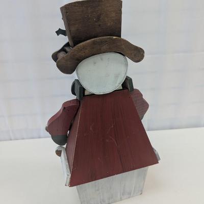 Wooden Snowman Decor 20" Tall