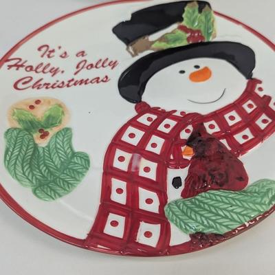 Sale Photo Thumbnail #405: Pyrex Gingerbread House Bowl Clear Christmas Plate