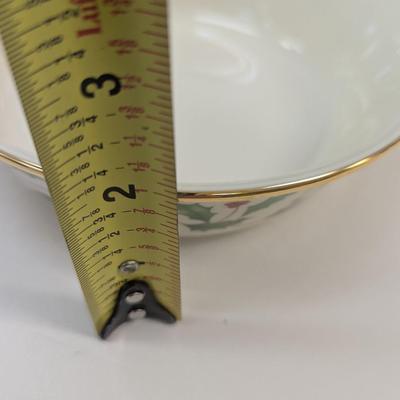 Pyrex Gingerbread House Bowl Clear Christmas Plate