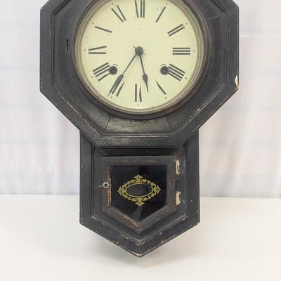 Made In Japan Octagonal Wall Clock With Key